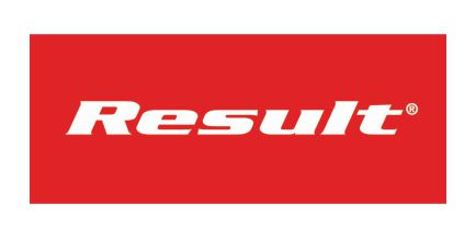 Das Logo der Marke Result