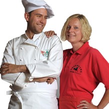 Company wear for gastronomy, handicraft or business