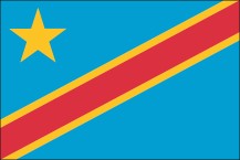 national flag of the Democratic Republic of Congo