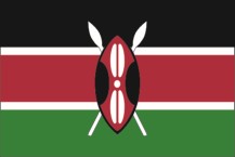 flag of the Republic of Kenya