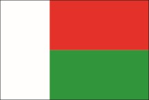flag of the Republic of Madagascar