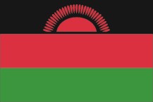 national flag of the Republic of Malawi