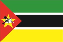 flag of the Republic of Mozambique