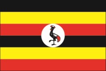 national flag of the Republic of Uganda