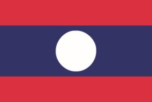 country flag of Laos'
