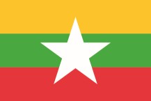 country flag of Myanmar