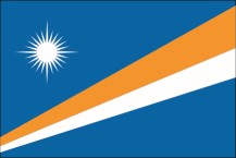 national flag of the Republic of the Marshall Islands