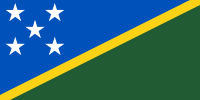 Die aktuelle Flagge der Salomonen