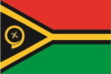 flag of the Republic of Vanuatu