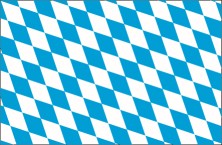 Flagge bayerische Raute
