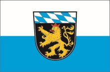 Flagge Oberbayern mit Wappen