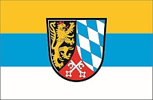 Oberpfalz flag with crest