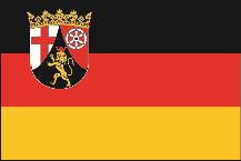 Landesflagge Bundesland Rheinland-Pfalz