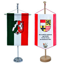 table banners and table standards