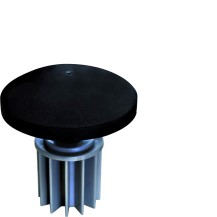 pole head made of PVC for external pole diameters of 60 or 80 mm incl. socket