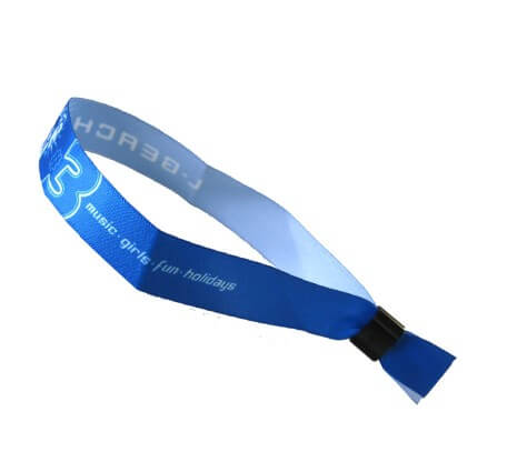 Admission wristbands printed on with your logo / motive