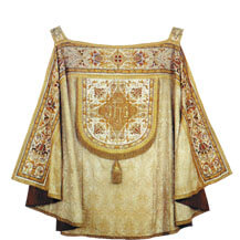 Vesper coat/smoke vesture - liturgical garments for special celebratory parts of the mass