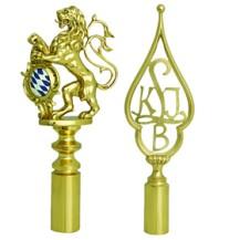 Flag finials for club flags and banners