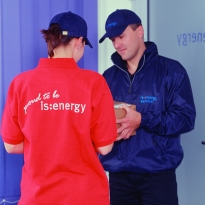 poloshirt with embroidery on the back