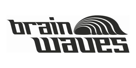 Wir führen Artikel der bekannten Marke Brain Waves Das Logo der Marke Brain Waves