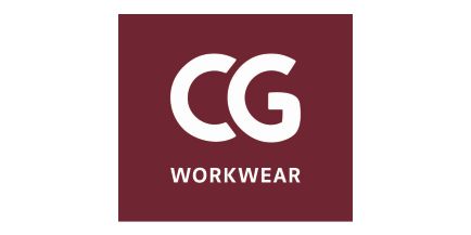Wir führen Artikel der bekannten Marke CG Workwear Das Logo der Marke CG Workwear