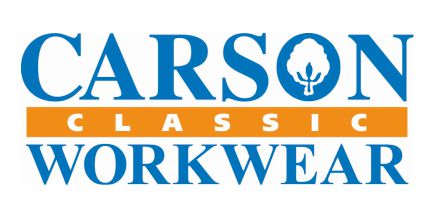 Wir führen Artikel der bekannten Marke Carson Classic Workwear Das Logo der Marke Carson Classic Workwear