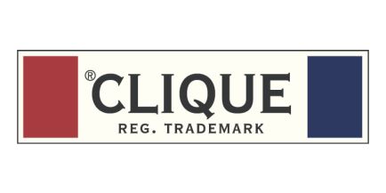 Wir führen Artikel der bekannten Marke Clique Das Logo der Marke Clique