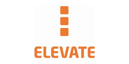 Wir führen Artikel der bekannten Marke Elevate Das Logo der Marke Elevate