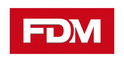 Wir führen Artikel der bekannten Marke FDM Das Logo der Marke FDM