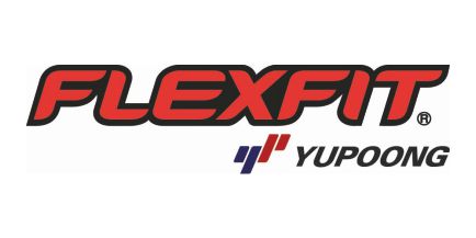 Wir führen Artikel der bekannten Marke Flexfit by Yupoong Das Logo der Marke Flexfit by Yupoong