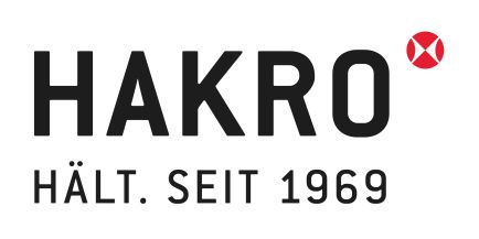 Wir führen Artikel der bekannten Marke HAKRO Das Logo der Marke HAKRO