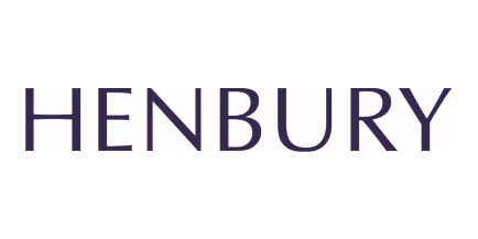 Wir führen Artikel der bekannten Marke Henbury Das Logo der Marke Henbury