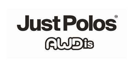 Wir führen Artikel der bekannten Marke Just Polos - AWDis Das Logo der Marke Just Polos - AWDis