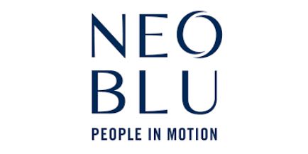 Wir führen Artikel der bekannten Marke NEOBLU Das Logo der Marke NEOBLU