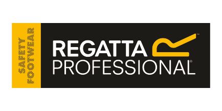 Wir führen Artikel der bekannten Marke Regatta Safety Footwear Das Logo der Marke Regatta Safety Footwear