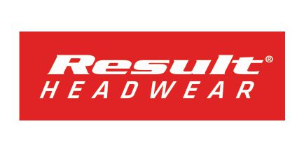 Wir führen Artikel der bekannten Marke Result Headwear Das Logo der Marke Result Headwear