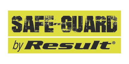 Wir führen Artikel der bekannten Marke Result SafeGuard Das Logo der Marke Result SafeGuard