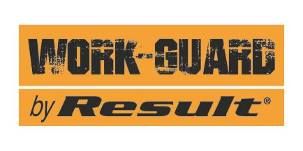 Wir führen Artikel der bekannten Marke Result WorkGuard Das Logo der Marke Result WorkGuard