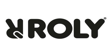 Wir führen Artikel der bekannten Marke Roly Das Logo der Marke Roly