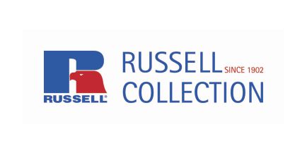 Wir führen Artikel der bekannten Marke Russell Collection Das Logo der Marke Russell Collection