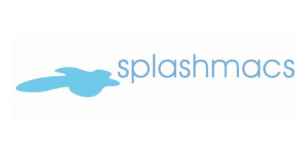 Wir führen Artikel der bekannten Marke Splashmacs Das Logo der Marke Splashmacs