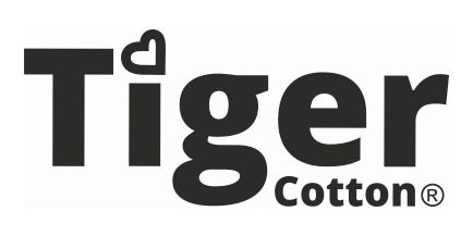 Wir führen Artikel der bekannten Marke Tiger Cotton Das Logo der Marke Tiger Cotton
