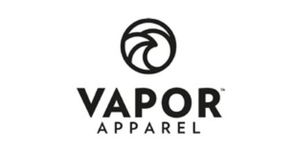 Wir führen Artikel der bekannten Marke Vapor Apparel Das Logo der Marke Vapor Apparel