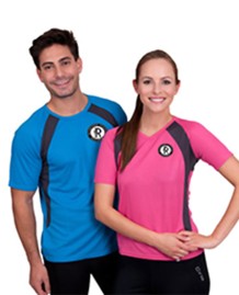 funktionale Sportbekleidung mit Logo Sportbekleidung