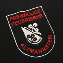 embroidery of the club logo of a firebrigade