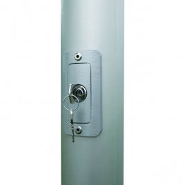 lockable hard PVC door with cylinder locker