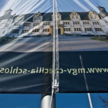 Ringbandsicherung als Sturmsicherung für Bannerfahnen Ringbandsicherung