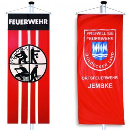 Bannerfahnen von Feuerwehren