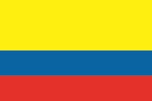 Landesfahne Kolumbien