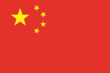 Flagge Chinas